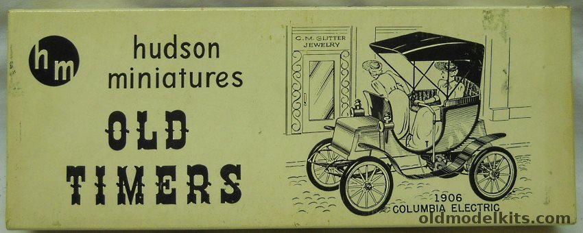 Hudson Miniatures 1/16 1906 Columbia Electric Old Timers plastic model kit